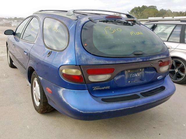 1FALP57U2TA240539 - 1996 FORD TAURUS GL BLUE photo 3