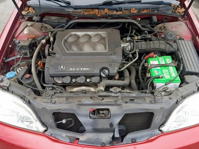 19UUA5642XA010590 - 1999 ACURA 3.2TL RED photo 7
