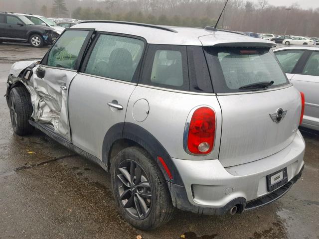 WMWZC5C52CWM14270 - 2012 MINI COOPER S C SILVER photo 3