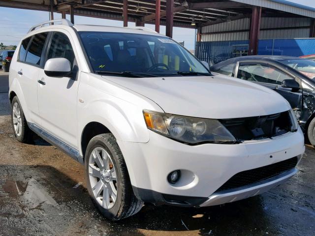 JA4LT31W59Z000717 - 2009 MITSUBISHI OUTLANDER WHITE photo 1