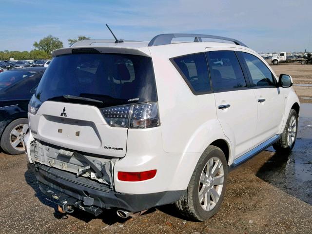 JA4LT31W59Z000717 - 2009 MITSUBISHI OUTLANDER WHITE photo 4