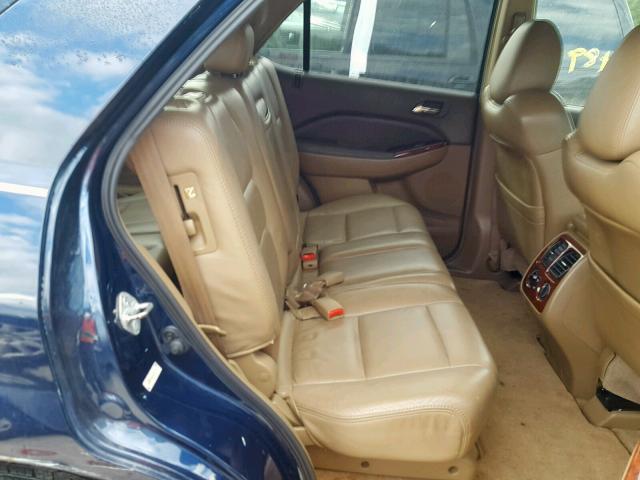 2HNYD18683H537067 - 2003 ACURA MDX TOURIN BLUE photo 6