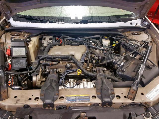 2G1WF52E439421690 - 2003 CHEVROLET IMPALA TAN photo 7