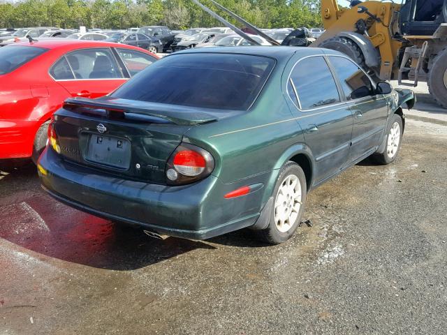 JN1CA31A7YT020780 - 2000 NISSAN MAXIMA GLE GREEN photo 4