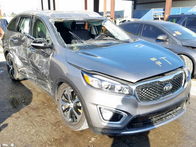 5XYPH4A53JG361680 - 2018 KIA SORENTO EX 灰色 照片 1