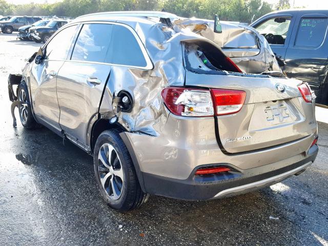 5XYPH4A53JG361680 - 2018 KIA SORENTO EX 灰色 照片 3