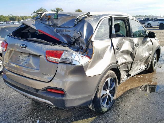 5XYPH4A53JG361680 - 2018 KIA SORENTO EX 灰色 照片 4