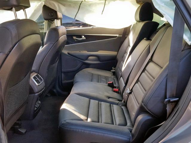 5XYPH4A53JG361680 - 2018 KIA SORENTO EX 灰色 照片 6