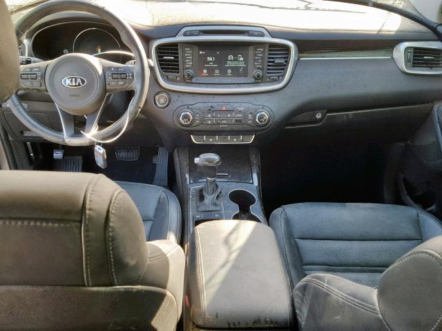 5XYPH4A53JG361680 - 2018 KIA SORENTO EX 灰色 照片 9
