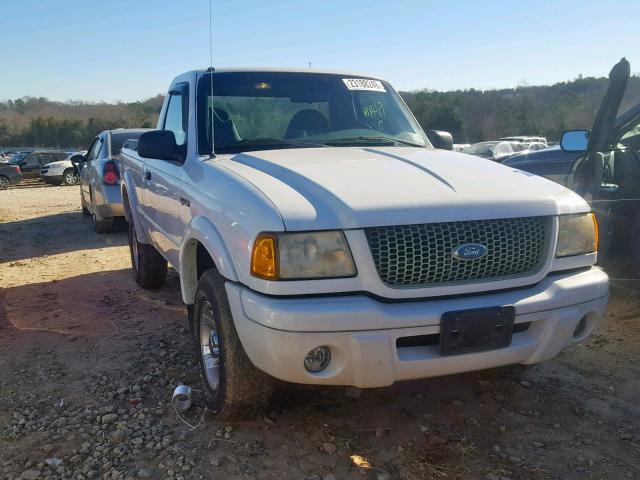 1FTYR10U42TA68949 - 2002 FORD RANGER WHITE photo 1