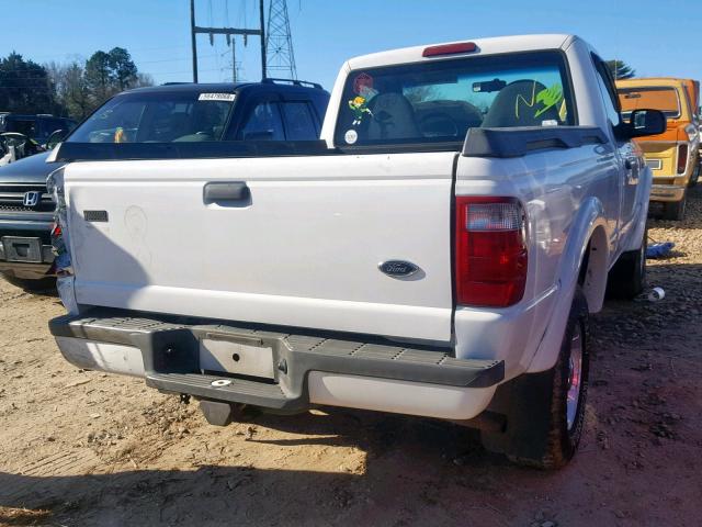 1FTYR10U42TA68949 - 2002 FORD RANGER WHITE photo 4