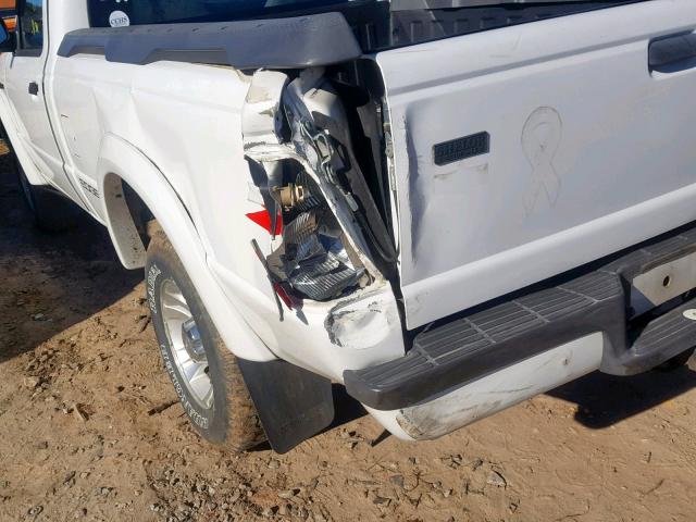 1FTYR10U42TA68949 - 2002 FORD RANGER WHITE photo 9