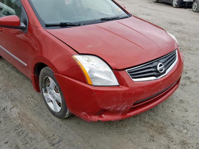 3N1AB6AP8AL711661 - 2010 NISSAN SENTRA 2.0 MAROON photo 9