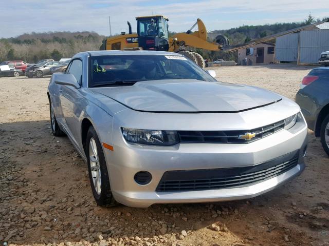 2G1FA1E36E9175844 - 2014 CHEVROLET CAMARO LS SILVER photo 1