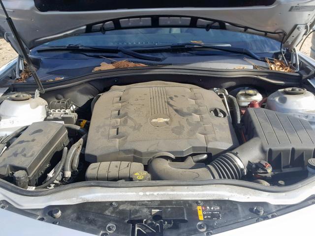 2G1FA1E36E9175844 - 2014 CHEVROLET CAMARO LS SILVER photo 7