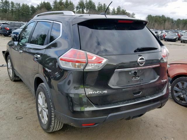 KNMAT2MV1FP534573 - 2015 NISSAN ROGUE S Коричневый фото 3