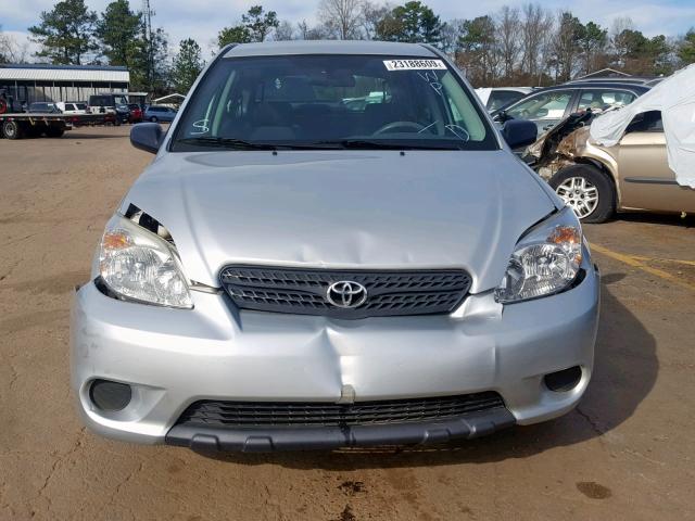 2T1KR32E26C587437 - 2006 TOYOTA COROLLA MA SILVER photo 9