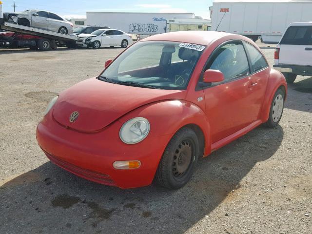 3VWCC21CXXM408096 - 1999 VOLKSWAGEN NEW BEETLE 红色 照片 2
