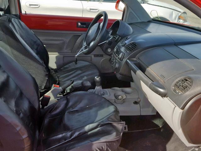 3VWCC21CXXM408096 - 1999 VOLKSWAGEN NEW BEETLE 红色 照片 5