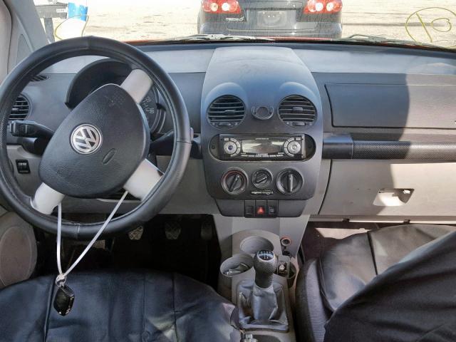 3VWCC21CXXM408096 - 1999 VOLKSWAGEN NEW BEETLE 红色 照片 9