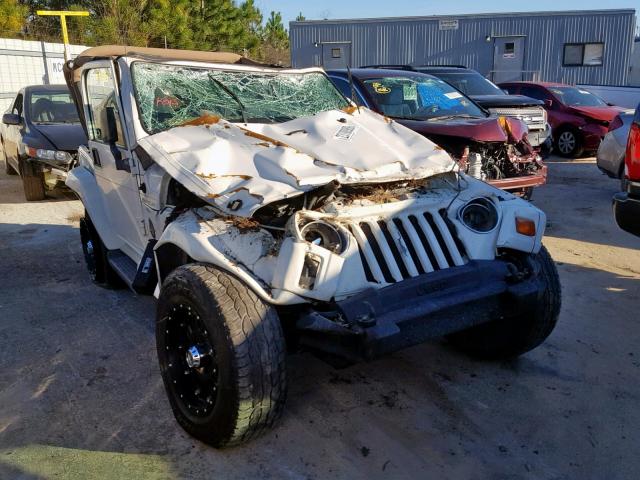 1J4FY49SXXP461054 - 1999 JEEP WRANGLER / WHITE photo 1