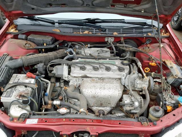 1HGCG66871A057074 - 2001 HONDA ACCORD EX RED photo 7