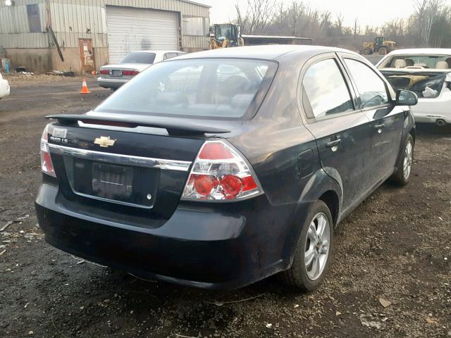 KL1TD56618B202069 - 2008 CHEVROLET AVEO BASE Қара фото 4