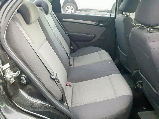 KL1TD56618B202069 - 2008 CHEVROLET AVEO BASE Қара фото 6