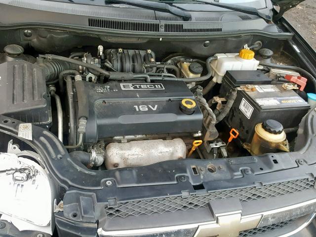 KL1TD56618B202069 - 2008 CHEVROLET AVEO BASE Қара фото 7