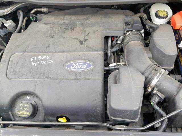 1FMHK8F88CGA99702 - 2012 FORD EXPLORER L CHARCOAL photo 7