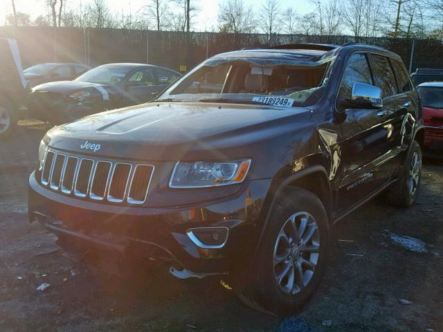 1C4RJFBG3EC334997 - 2014 JEEP GRAND CHER BLACK photo 2