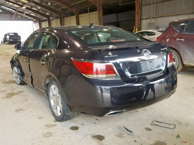 1G4GE5EDXBF204888 - 2011 BUICK LACROSSE C BLACK photo 3