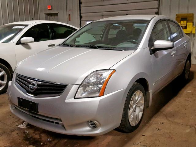 3N1AB6APXAL718420 - 2010 NISSAN SENTRA 2.0 SILVER photo 2