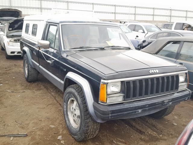 1JTML6519HT068125 - 1987 JEEP COMANCHE BLACK photo 1