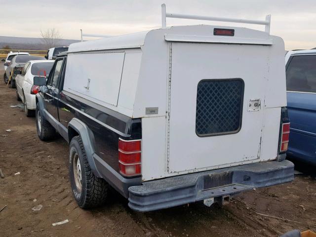 1JTML6519HT068125 - 1987 JEEP COMANCHE BLACK photo 3