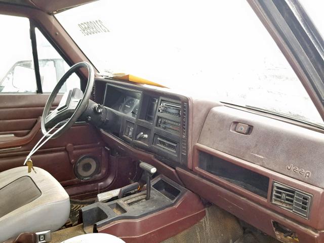 1JTML6519HT068125 - 1987 JEEP COMANCHE BLACK photo 9