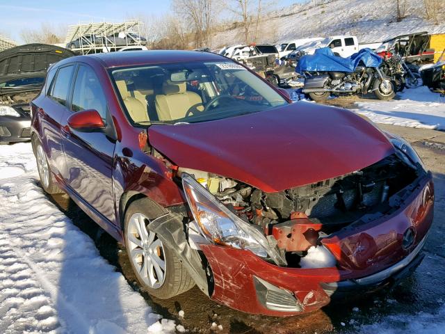 JM1BL1H55A1274702 - 2010 MAZDA 3 S MAROON photo 1