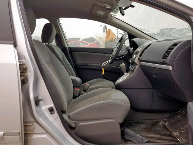 3N1AB6AP4AL618314 - 2010 NISSAN SENTRA 2.0 SILVER photo 5