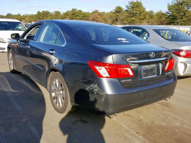 JTHBJ46G082201252 - 2008 LEXUS ES 350 GRAY photo 3