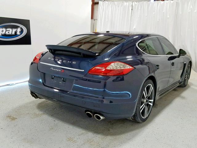 WP0AB2A76CL061040 - 2012 PORSCHE PANAMERA S BLUE photo 4