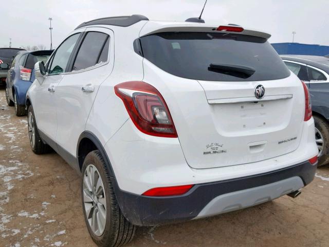 KL4CJASB0HB009726 - 2017 BUICK ENCORE PRE WHITE photo 3