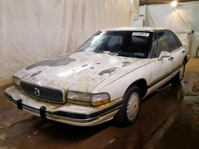 1G4HP52L8RH458477 - 1994 BUICK LESABRE CU WHITE photo 2