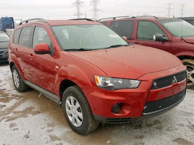 JA4AS2AW4CU032177 - 2012 MITSUBISHI OUTLANDER RED photo 1