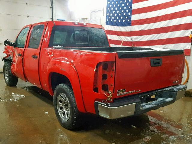 2GTEK13M071597380 - 2007 GMC NEW SIERRA RED photo 3