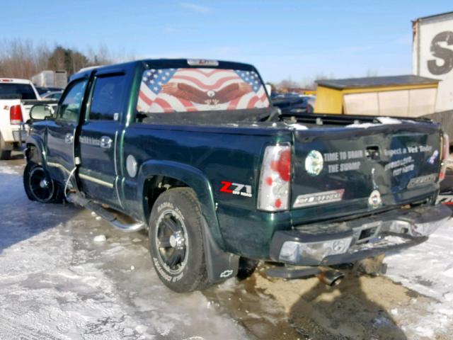 2GCEK13T851224138 - 2005 CHEVROLET SILVERADO GREEN photo 3