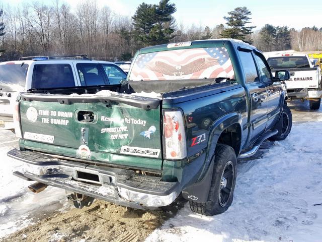 2GCEK13T851224138 - 2005 CHEVROLET SILVERADO GREEN photo 4