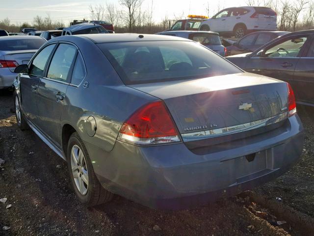 2G1WB57K691274029 - 2009 CHEVROLET IMPALA LS SILVER photo 3