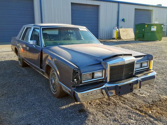 1LNBM81F3KY769977 - 1989 LINCOLN TOWN CAR SILVER photo 1