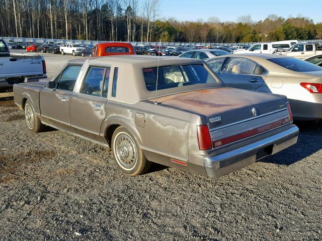 1LNBM81F3KY769977 - 1989 LINCOLN TOWN CAR SILVER photo 3