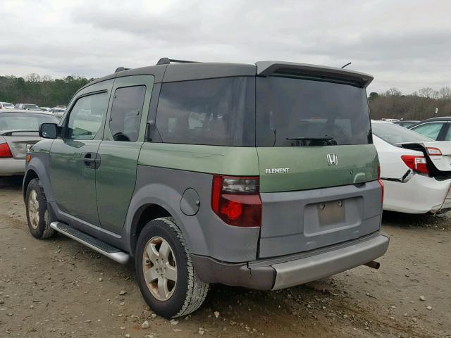 5J6YH18553L010117 - 2003 HONDA ELEMENT EX GREEN photo 3